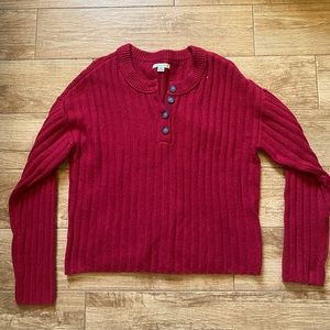 American Eagle Red sweater